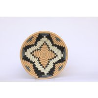 Small African Basket, Kato 8"" Rwanda Black, White & Tan | Etsy (US)