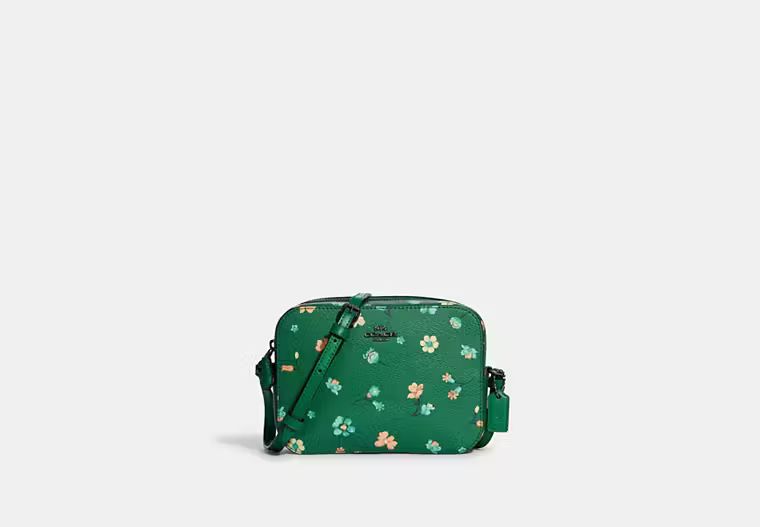 Mini Camera Bag With Mystical Floral Print | Coach Outlet