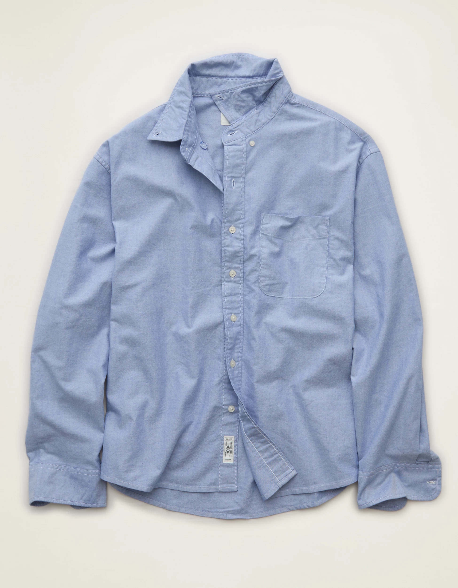 AE Relaxed Fit Oxford Button-Up Shirt | American Eagle Outfitters (US & CA)