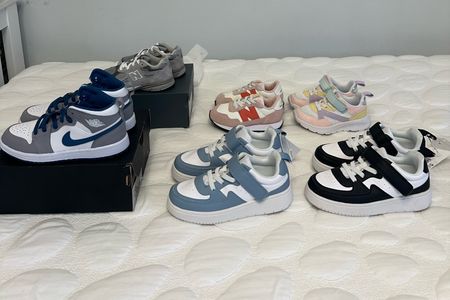 New sneakers for Spring! H&M, Nikes, Jordans, and New Balance 

new balance kids l kids sneakers l little kids sneakers l sneaker l tennis shoes