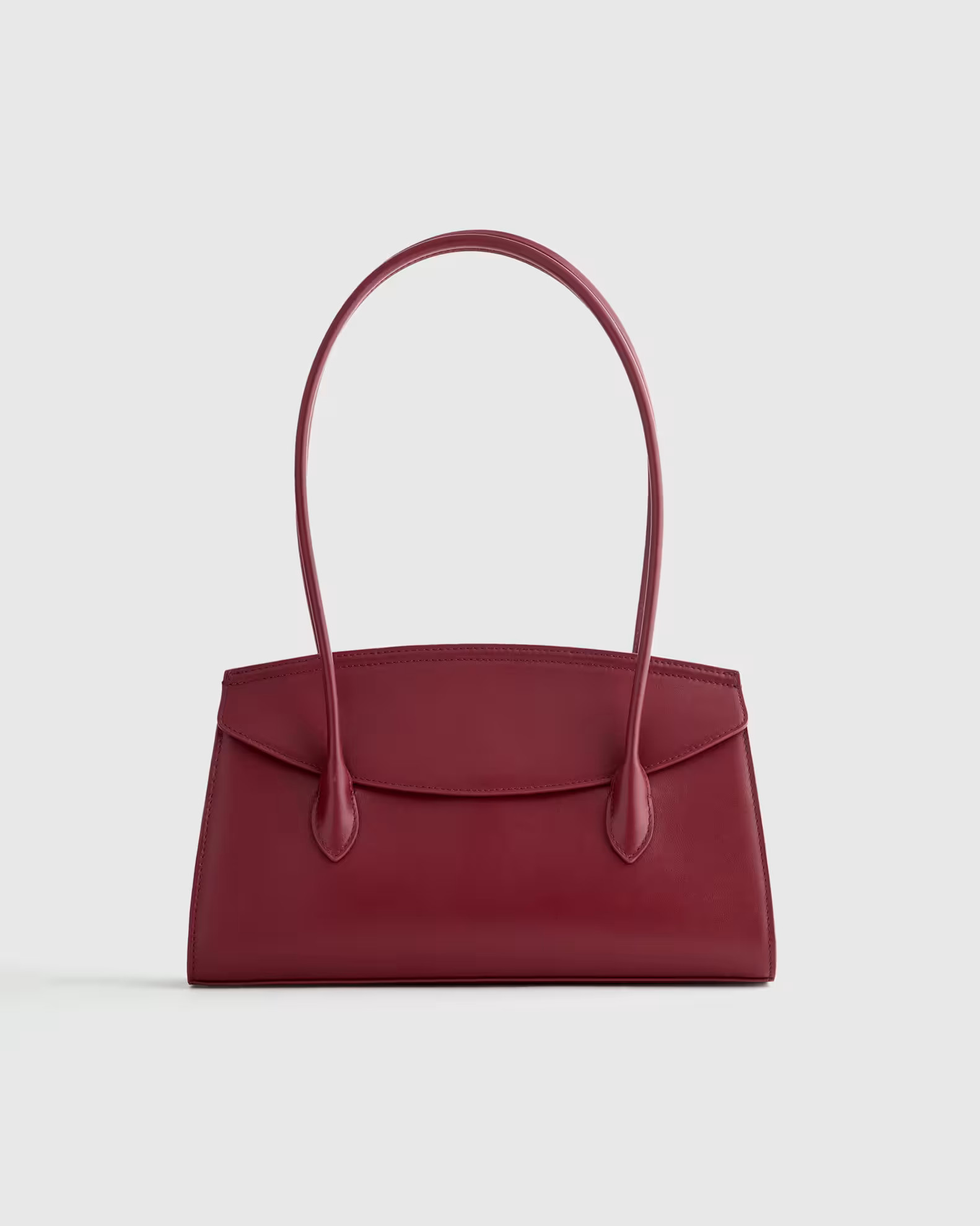Italian Leather Double Strap Shoulder Bag | Quince