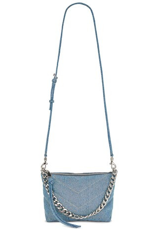 Rebecca Minkoff Edie Crossbody in Denim from Revolve.com | Revolve Clothing (Global)