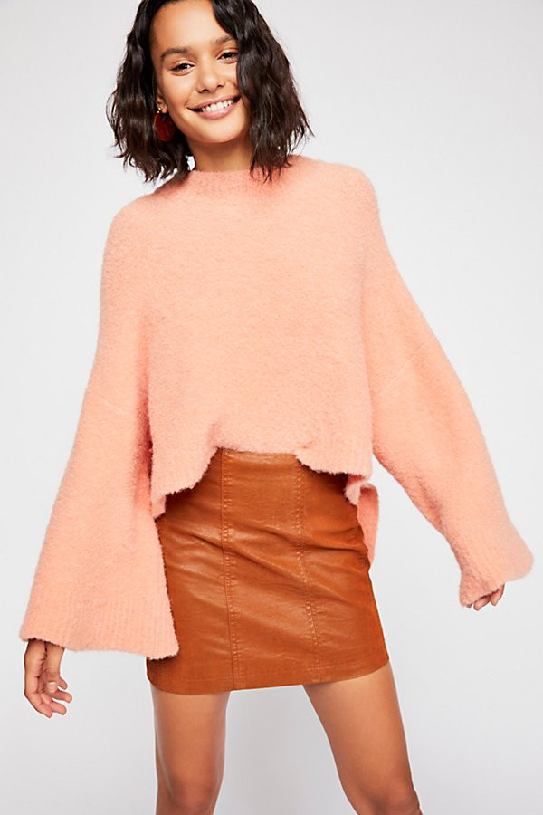 Modern Femme Vegan Suede Mini Skirt by Free People | Free People (Global - UK&FR Excluded)