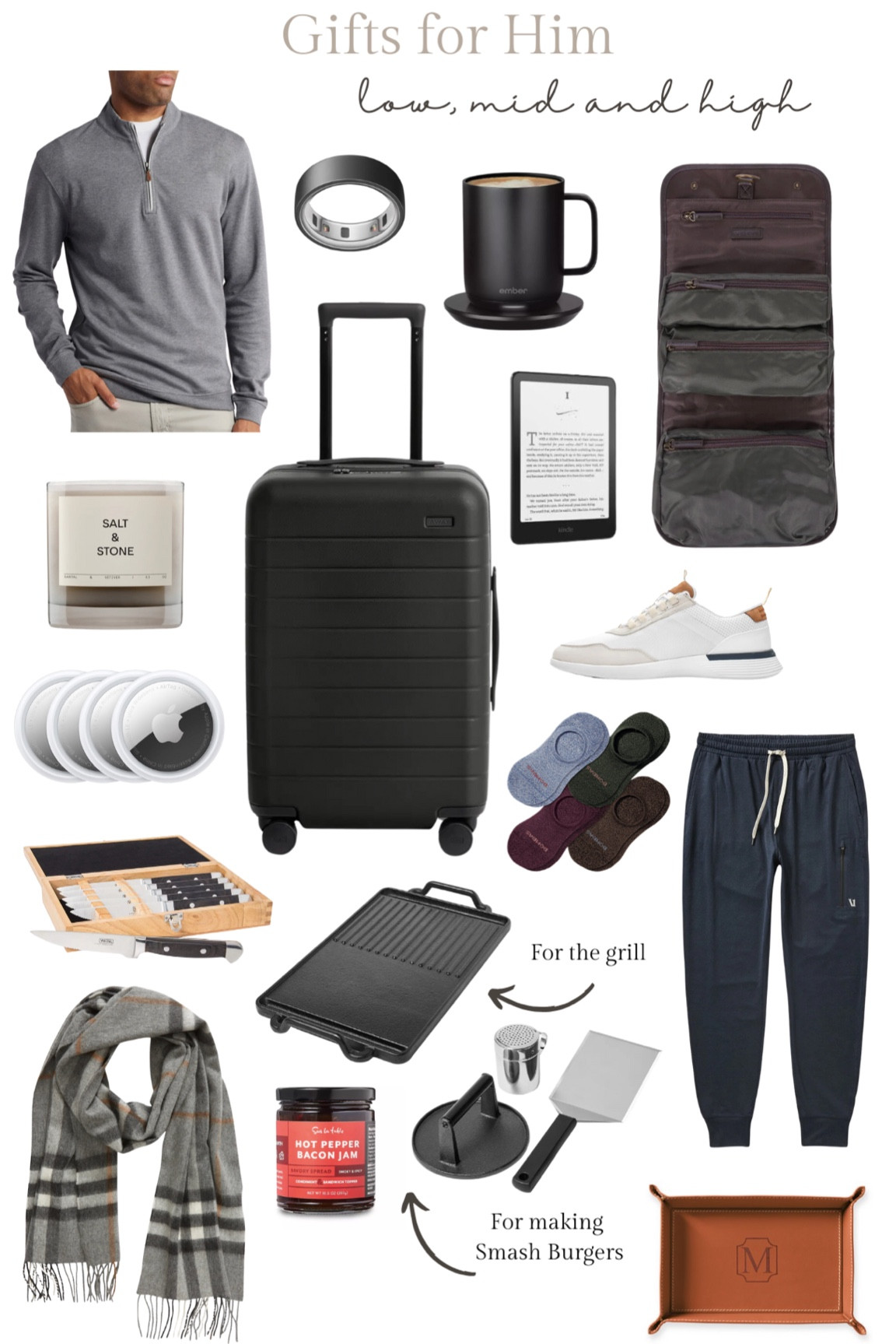 Gifts for him - low, mid and high 

#LTKsalealert #LTKmens #LTKSeasonal