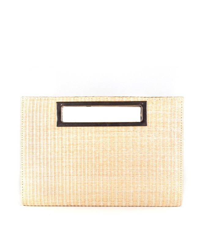 Chloe Clutch - Straw | Lisi Lerch Inc