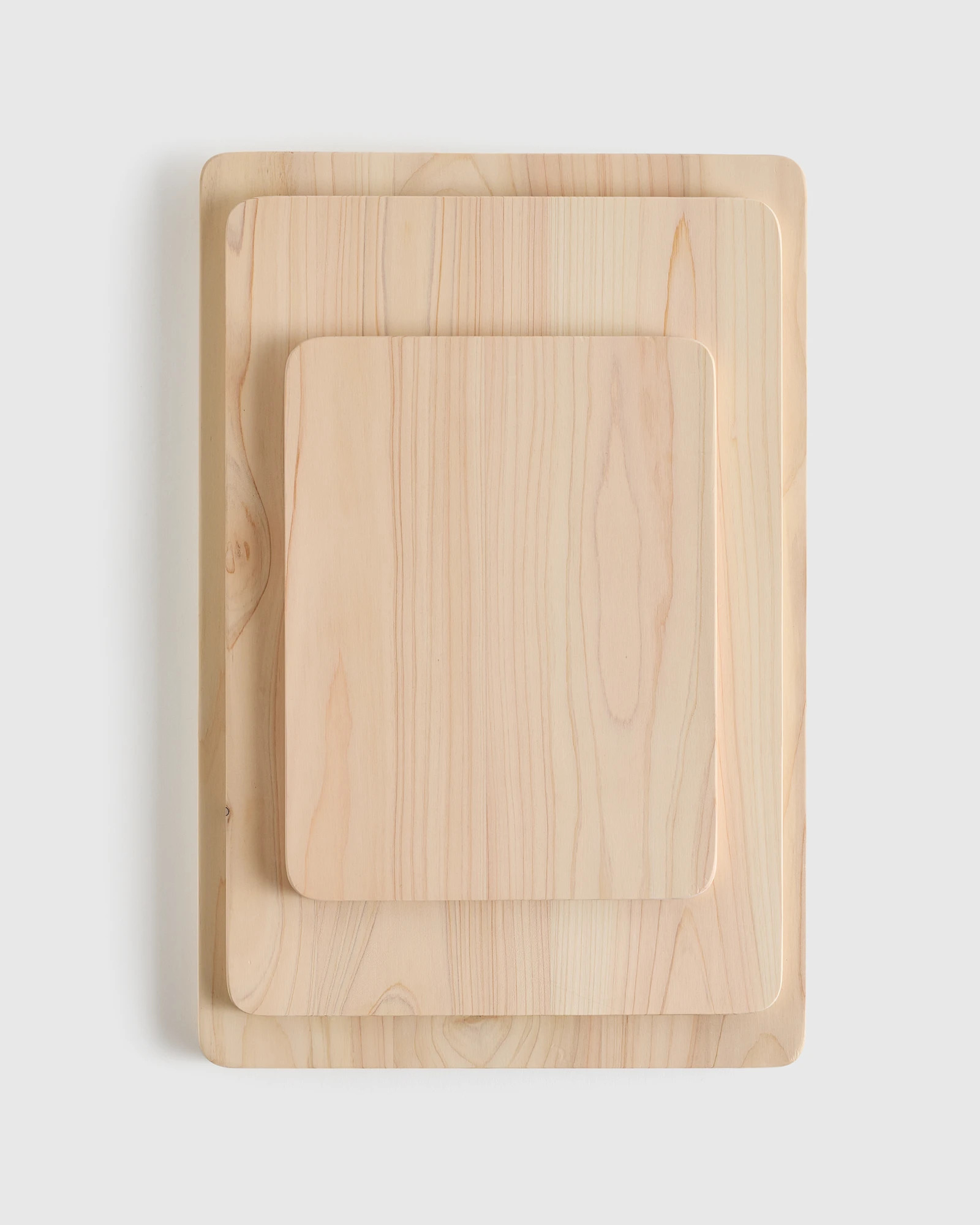 Hinoki Wood Cutting Boards, Set of 3 | Quince