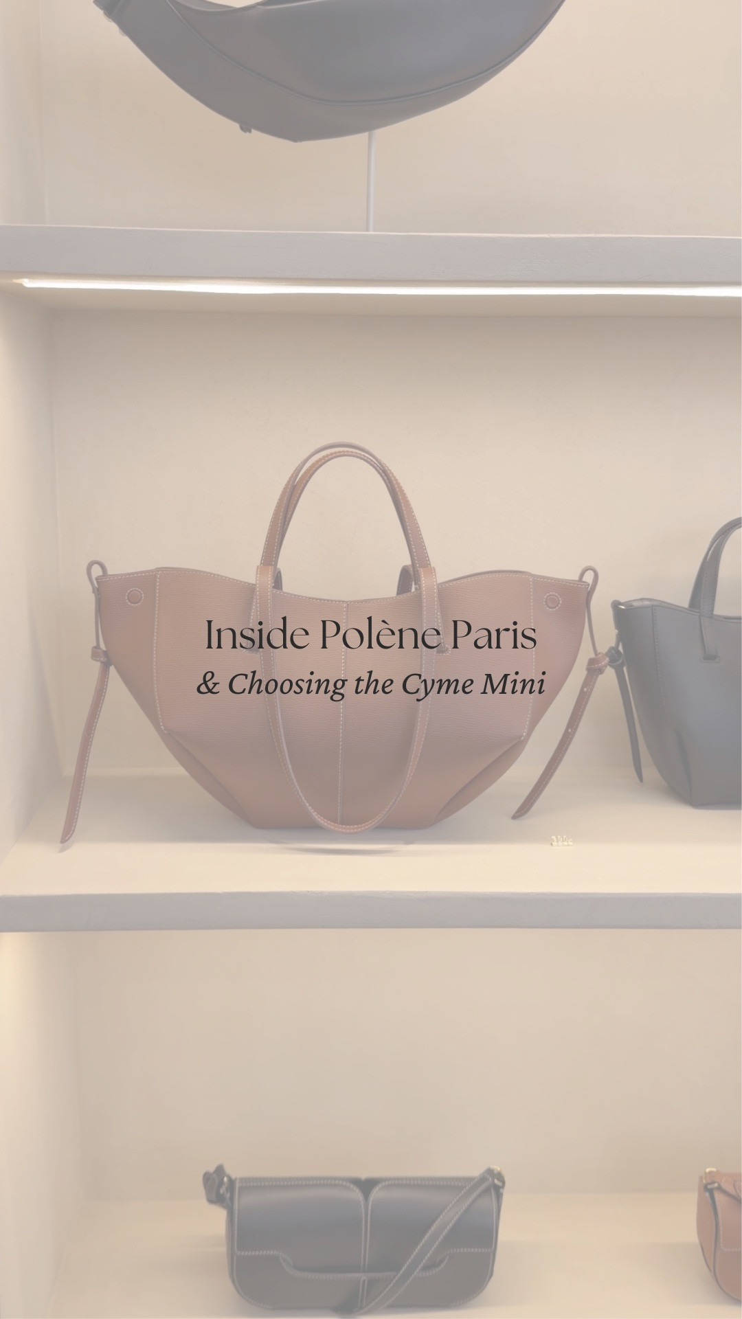 Come with me inside Polène in Paris 👜

Note: I’m unable to link Polène directly here on LTK, but I did find a few pre-loved options on The RealReal! 🤎 You can also find my Polène favorites on ShopMy and discover the full article now live on maevawithamour.com

The Cyme Mini had been on my wishlist for months, so during my recent month back home in France, I knew I wanted to stop by Polène’s Rue de Richelieu boutique in Paris and finally see the collection in person! 

I loved being able to explore some of the styles I had admired, from the Mokki to the Numéro Dix, and of course spend some time trying the different Cyme sizes and colors before making my choice 🤎

After going back and forth between a few options, there was one I kept coming back to: the Cyme Mini in textured camel! I love its sculptural shape, the way the sides fold in and out to create two different silhouettes, and how spacious it feels while still being easy to carry! 

A few months later, I’m still so happy with my choice and love how effortlessly the camel works with so much of my wardrobe! 

📍 Polène Richelieu, 69 Rue de Richelieu, 75002 Paris

👜 Discover the full article now live on maevawithamour.com, where I’m sharing more from my visit, the story behind Polène, my thoughts on the Cyme Mini, and more of the handbags I loved seeing in person

🤍 You can also shop my favorite Polène styles on ShopMy @ maevawithamour under ‘French & EU Bags’ - link in bio

👉 Save this for your next trip to Paris, and follow along for more French brands, boutiques, handbag discoveries, and timeless style inspiration

With Amour, M.