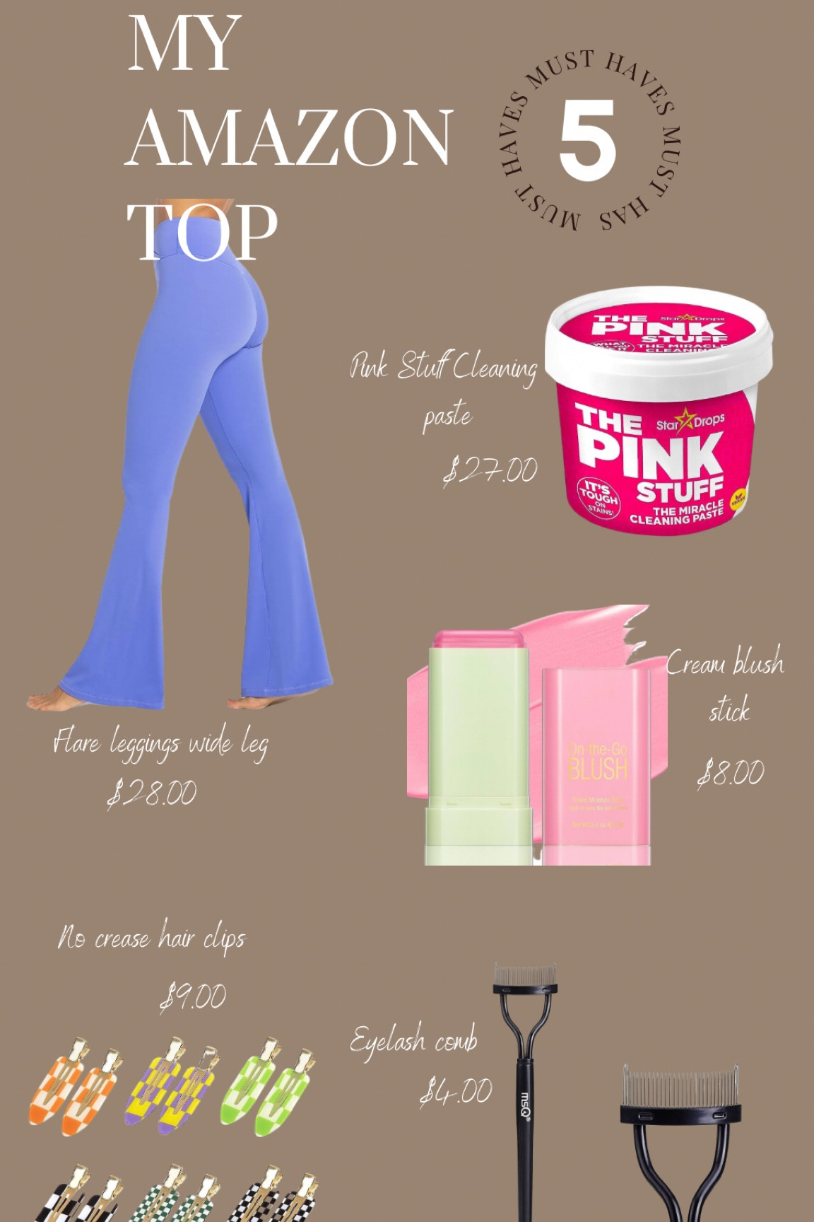 Top 5 Amazon finds

#LTKSeasonal #LTKSale #LTKU