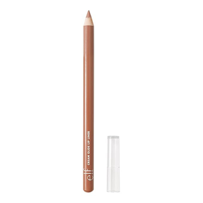 e.l.f. Cream Glide Lip Liner, Highly-Pigmented Pencil For Shaping & Sculpting Lips, Semi-Matte Fi... | Amazon (US)