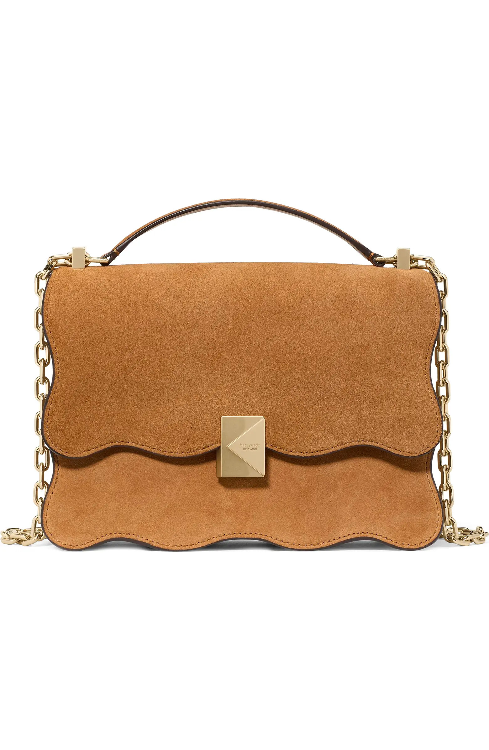 deco wavy suede convertible crossbody bag | Nordstrom