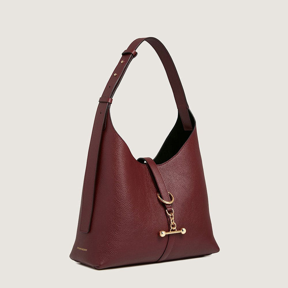 Strathberry - Kite Hobo - Burgundy | Strathberry