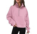 AUTOMET Womens Sweatshirts Half Zip Cropped Pullover Fleece Quarter Zipper Hoodies Fall outfits C... | Amazon (US)