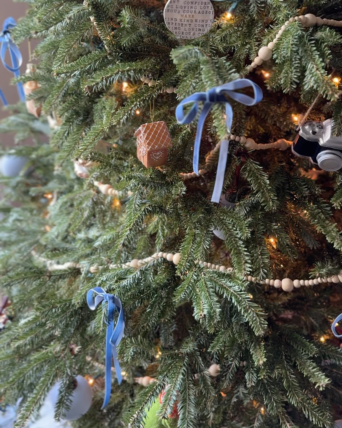 I have always adored bows — they are a big part of my brand. I love that bows are such a trend this year and holiday season! This beautiful velvet ice blue ribbon from Amazon has been a staple in my Christmas decorating! Bonus points that it comes in spools of 50 yards!🧵🎄 

#LTKHome #LTKHoliday #LTKSeasonal