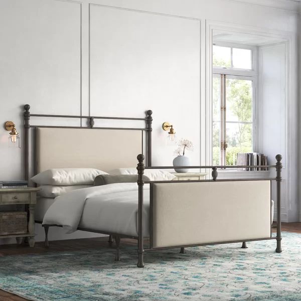 Nordland Upholstered Metal Standard Bed | Wayfair North America