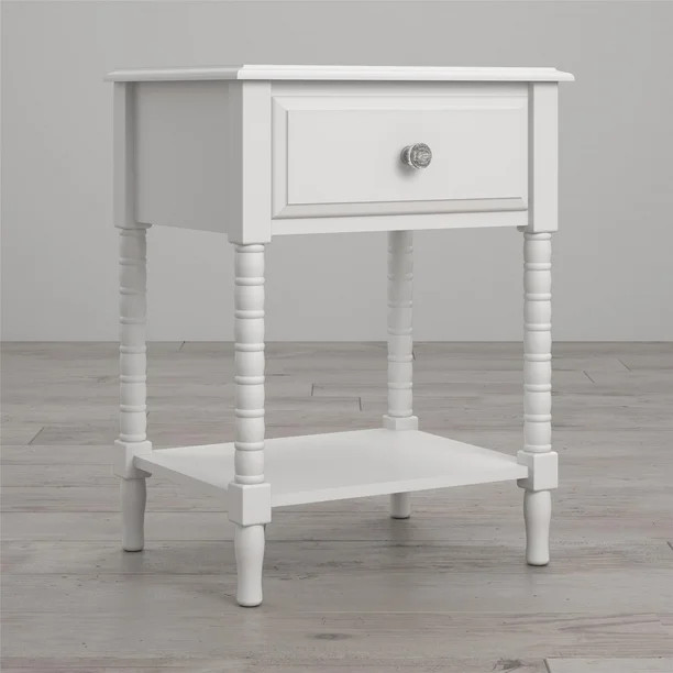 Little Seeds Rowan Valley Linden Nightstand, White | Walmart (US)