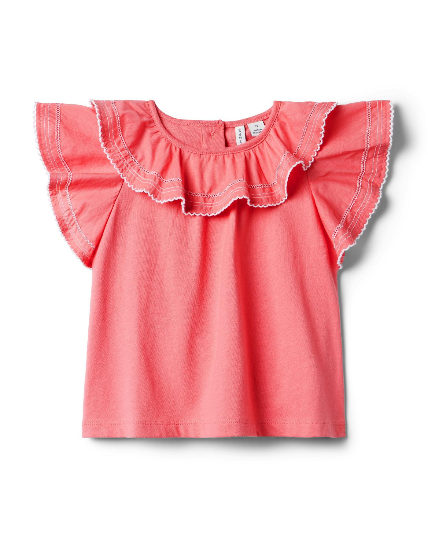 Flutter Sleeve Jersey Top | Janie and Jack