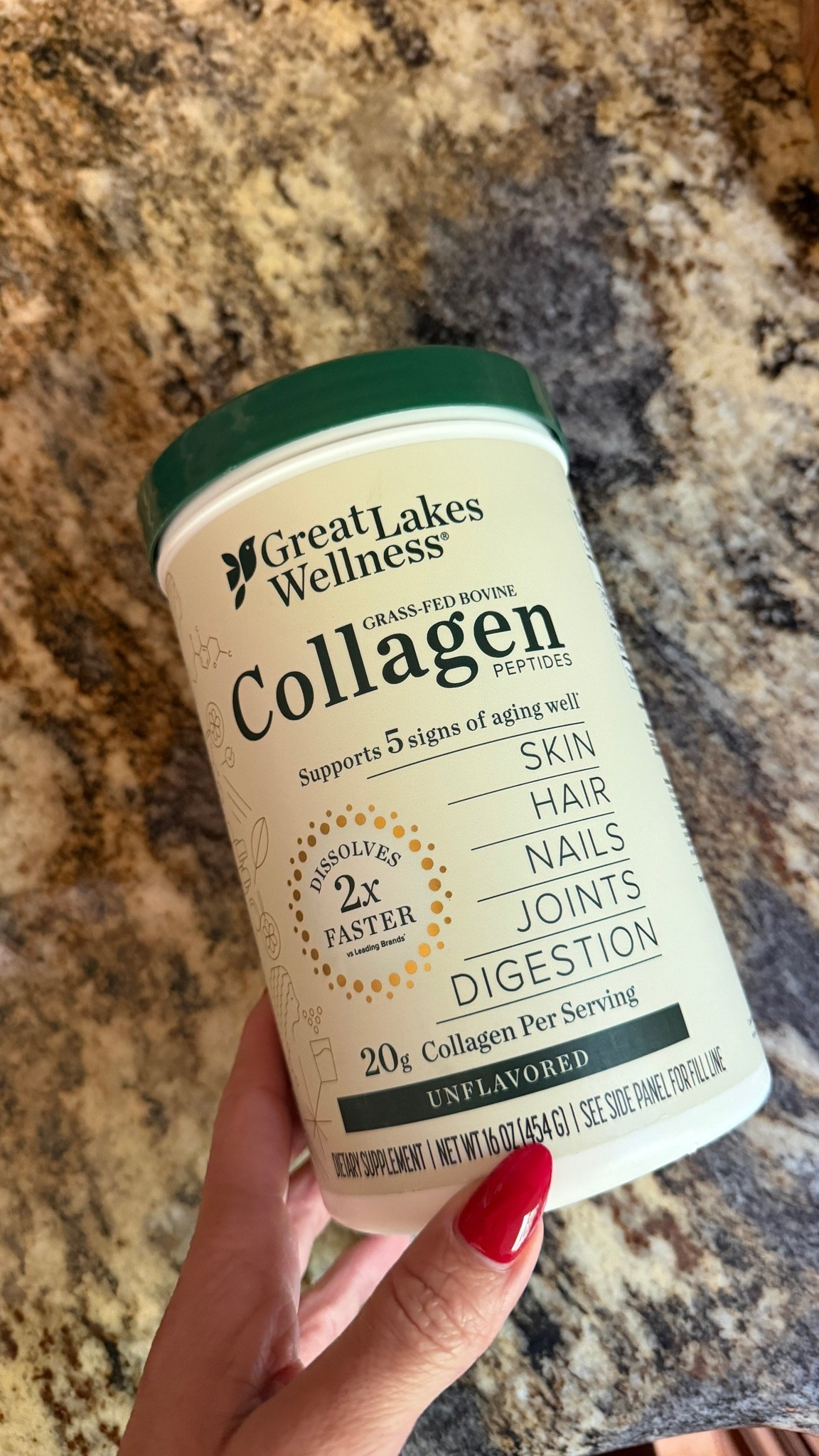 added to my daily routine! i put two scoops in water, it’s almost tasteless and easy to mix. looking forward to seeing how it helps my skin, hair and nails. beauty find, amazon beauty find

#LTKBeauty