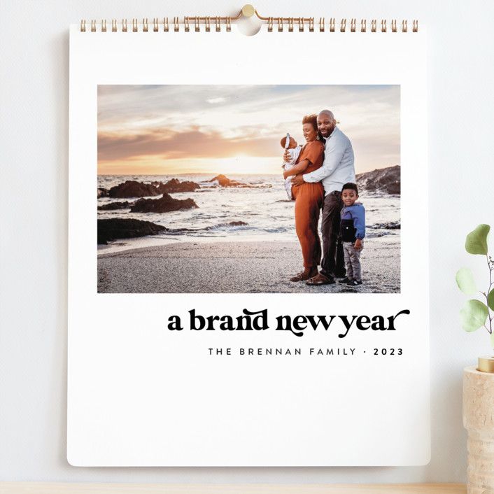 "Simple Statement" - Customizable Photo Calendars in White by Leah Ragain. | Minted