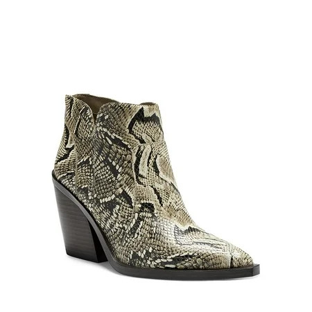 Vince Camuto Gradesha High Block Pointed Toe Heel Western Booties Multi Snake (7 MULTI) | Walmart (US)