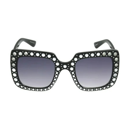 Foster Grant Women's Black Square Sunglasses Y06 | Walmart (US)
