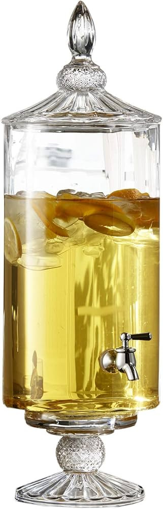 Fifth Avenue Crystal Westchester Optic Beverage Cold Drink Dispenser w/ 2-Gallon Capacity Glass J... | Amazon (US)