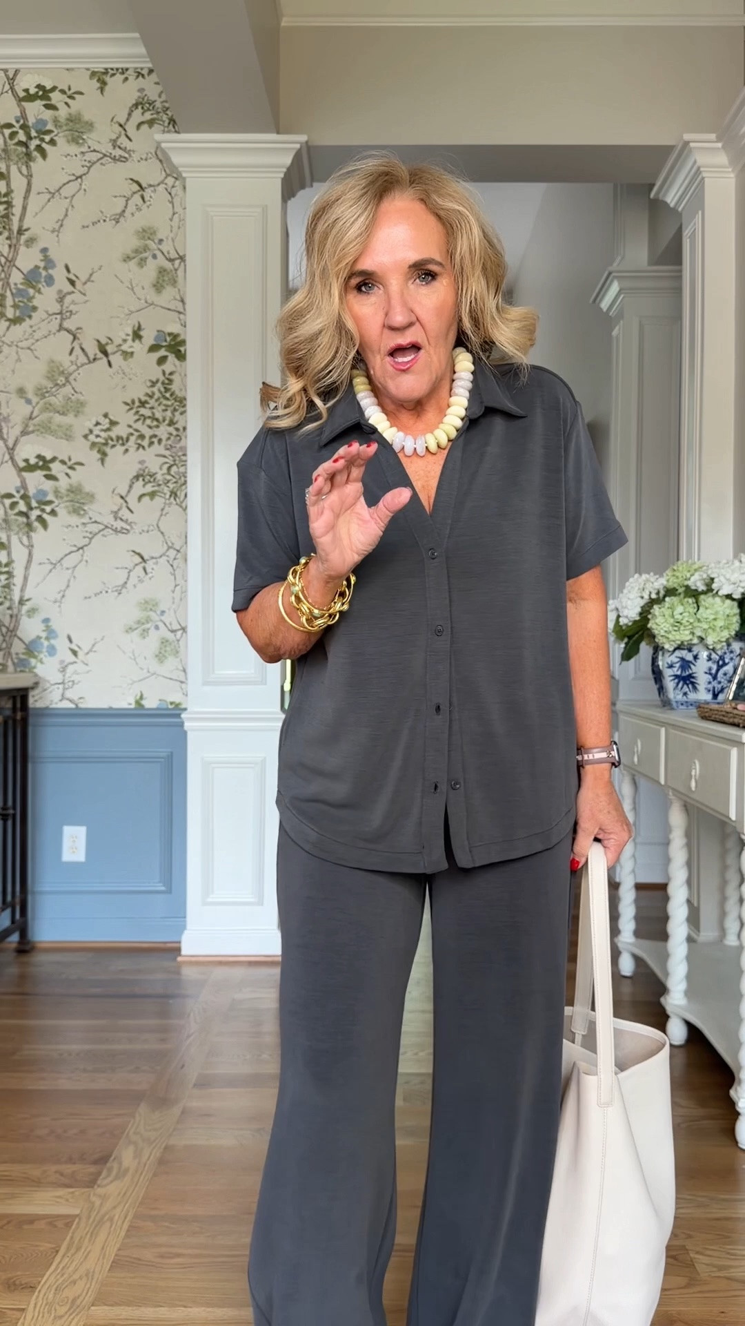 Woah. Comfort and elegant. That’s how this makes you feel. 

Spanx new sandwashed fabric is divine. 
Top med 
Bottom med petite

#LTKOver40 #LTKootd #LTKPetite
