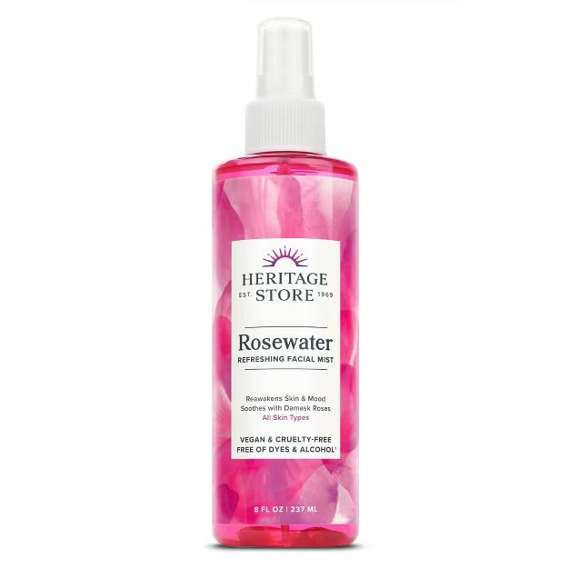 Heritage Store Rosewater - 8 fl oz | Target