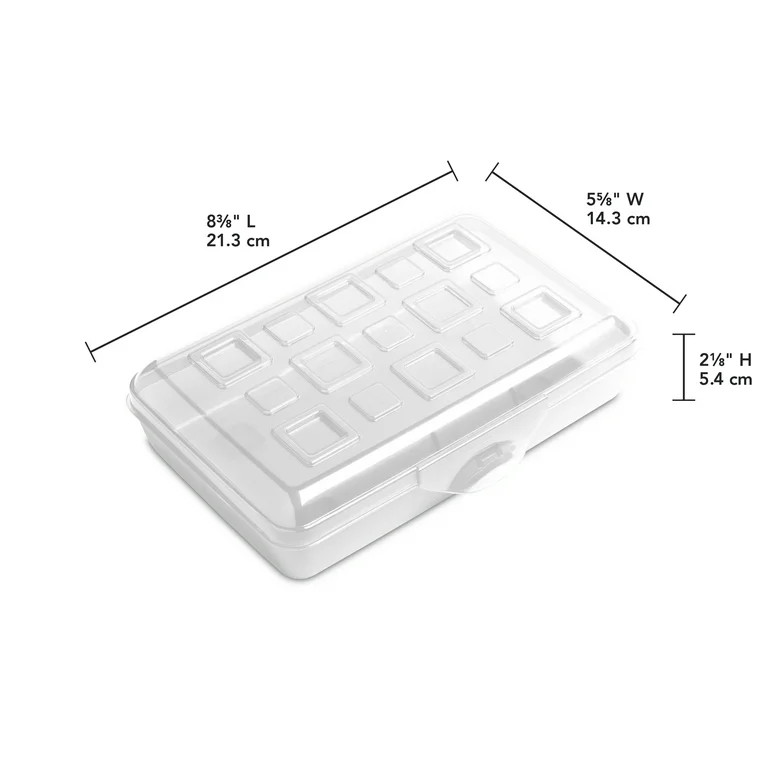 Sterilite Small Pencil Box Plastic, Clear | Walmart (US)