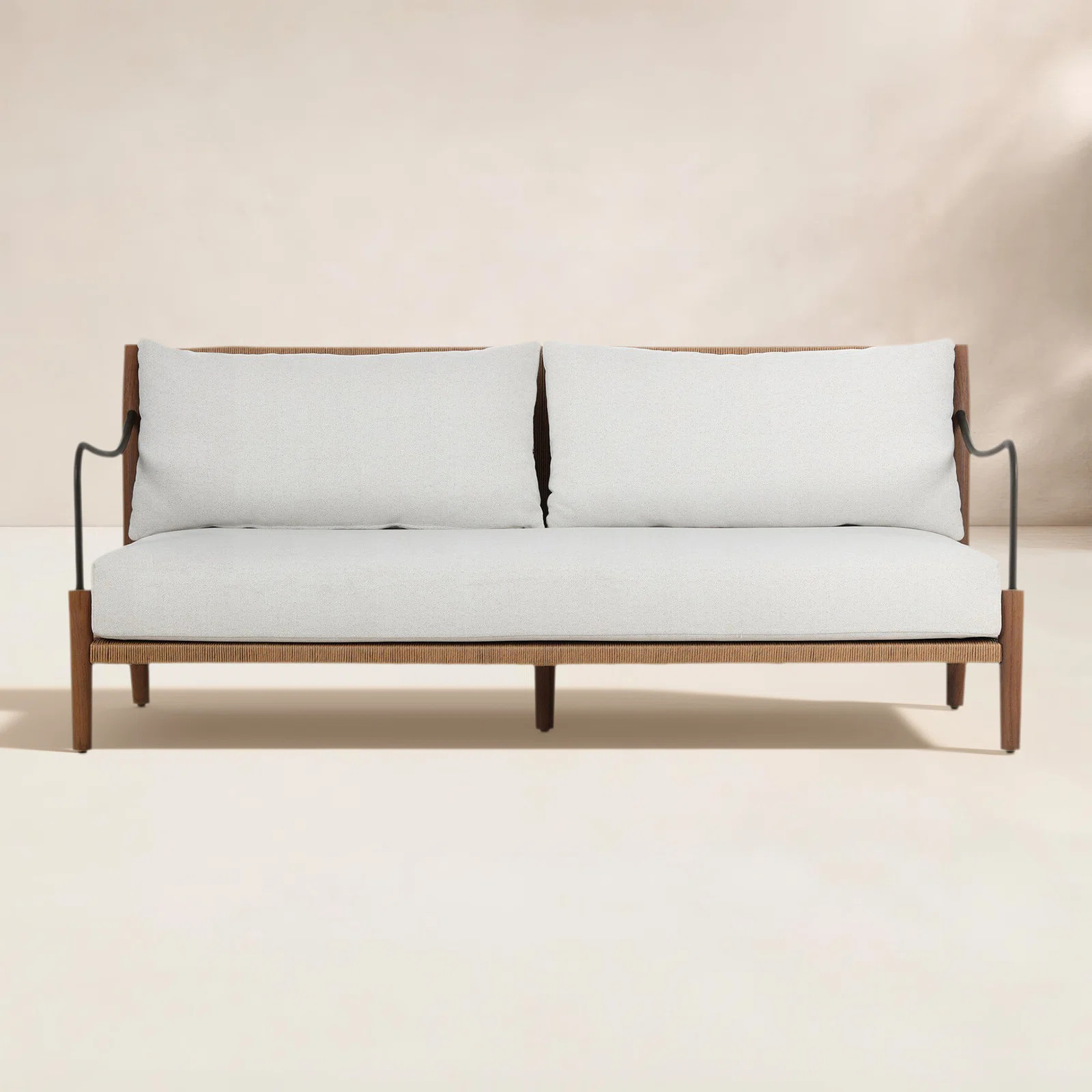 Andover Outdoor Sofa-76''-Alessi Linen | Birch Lane