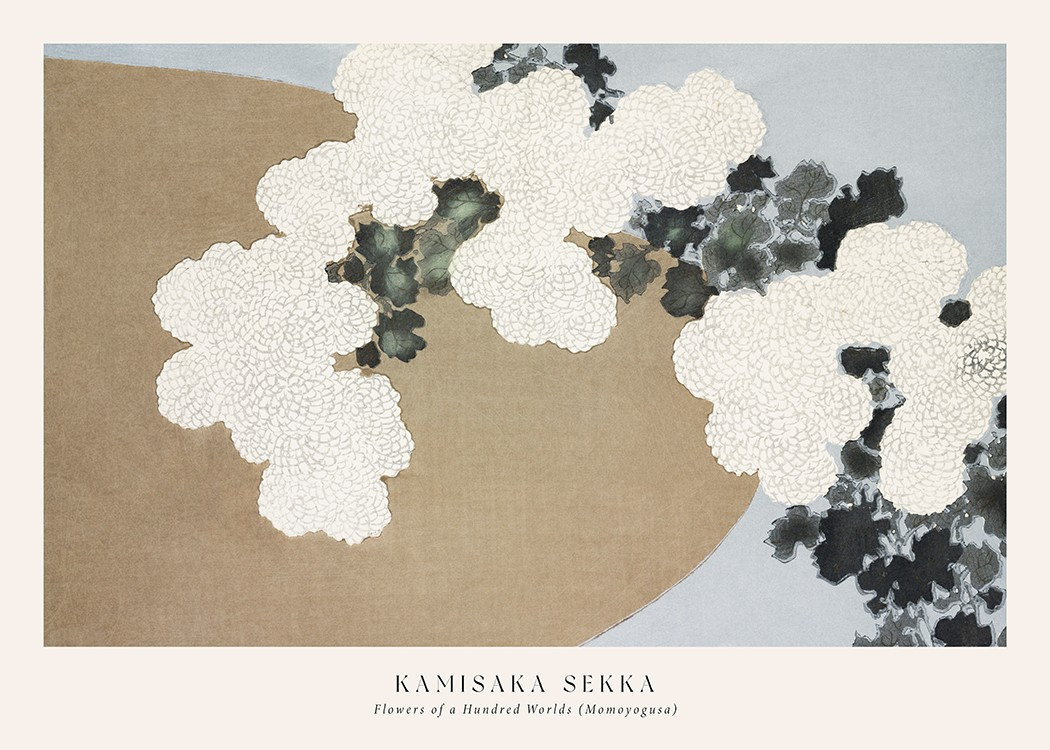 Kamisaka Sekka - Flowers of a Hundred Worlds (Momoyogusa) Print | Desenio