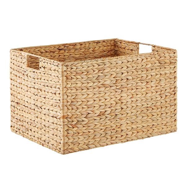 X-Large Water Hyacinth Bin Natural | The Container Store