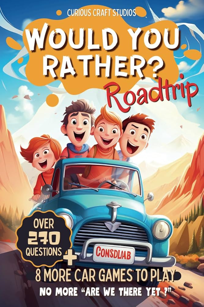 Would You Rather Game Book for Kids: 6-12 Years old, Road Trip Edition, Silly Scenarios and Chall... | Amazon (US)