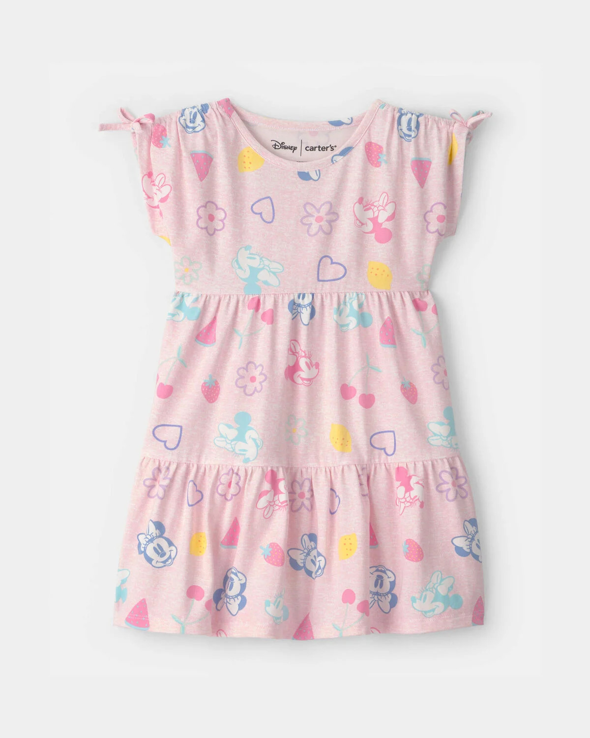 Toddler Girl Disney\u00a9 Minnie Mouse Fruit Dress - Pink | Carter's Inc