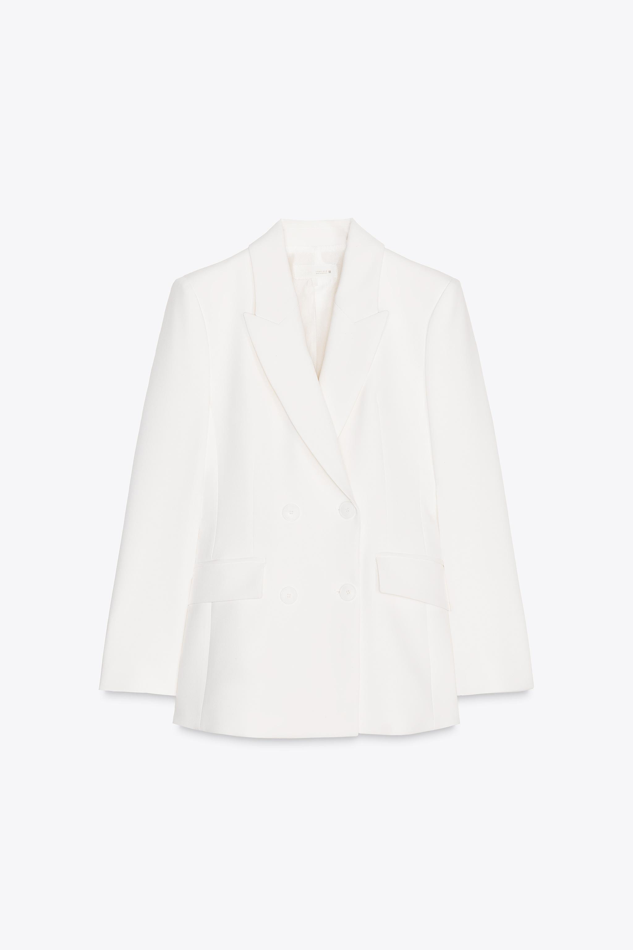 DOUBLE BREASTED SHOULDER PAD BLAZER | Zara US
