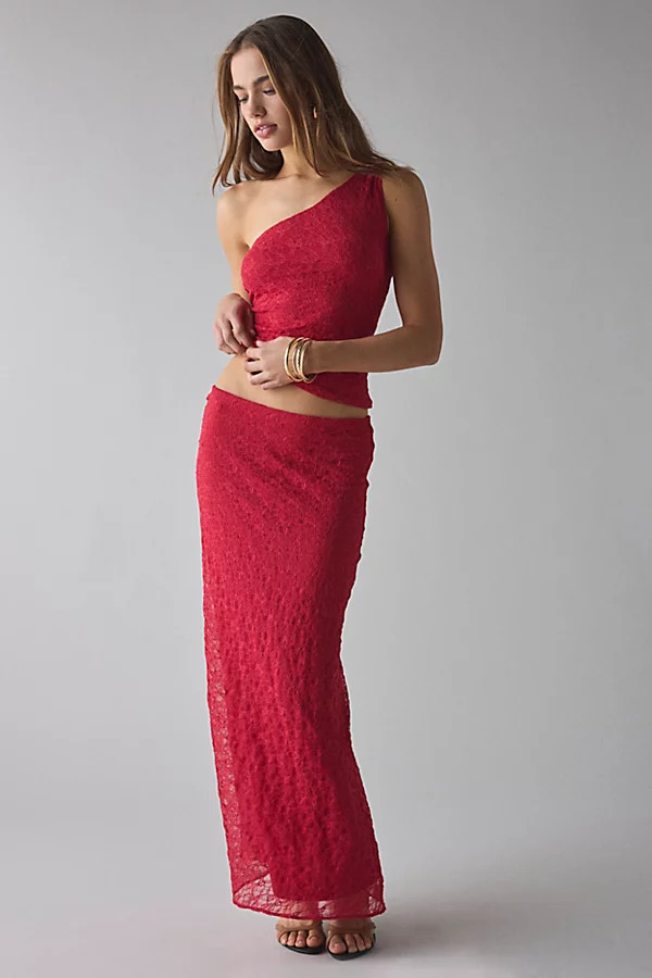 UO Harlow Lace Low-Rise Maxi Skirt | Urban Outfitters (US and RoW)