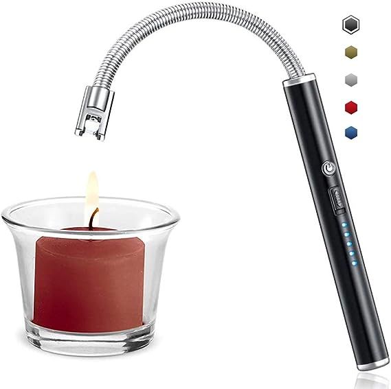 Candle Lighter, Upgraded USB Charging Arc Lighter with 360° Flexible Neck, Suitable Ignite Light... | Amazon (US)