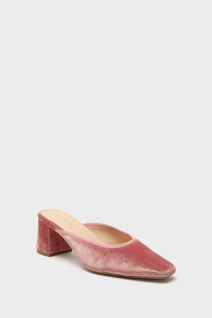 Blush Velvet Tilda Mules | Tuckernuck (US)