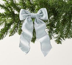 Velvet Bow Clip | Pottery Barn (US)