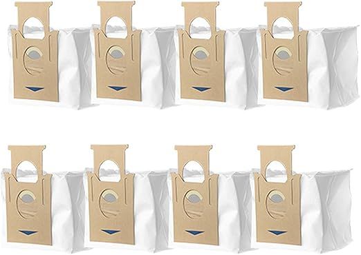 8 Pack Dust Bags Accessories Replacement Parts Compatible with Yeedi Vac Station Yeedi Vac Max Va... | Amazon (US)