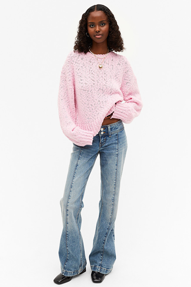 Structured knit sweater | Monki