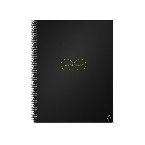 Core Smart Spiral Reusable Notebook Dot-Grid 32 pages 8.5"x11" Letter Size Eco-friendly - Rocketb... | Target