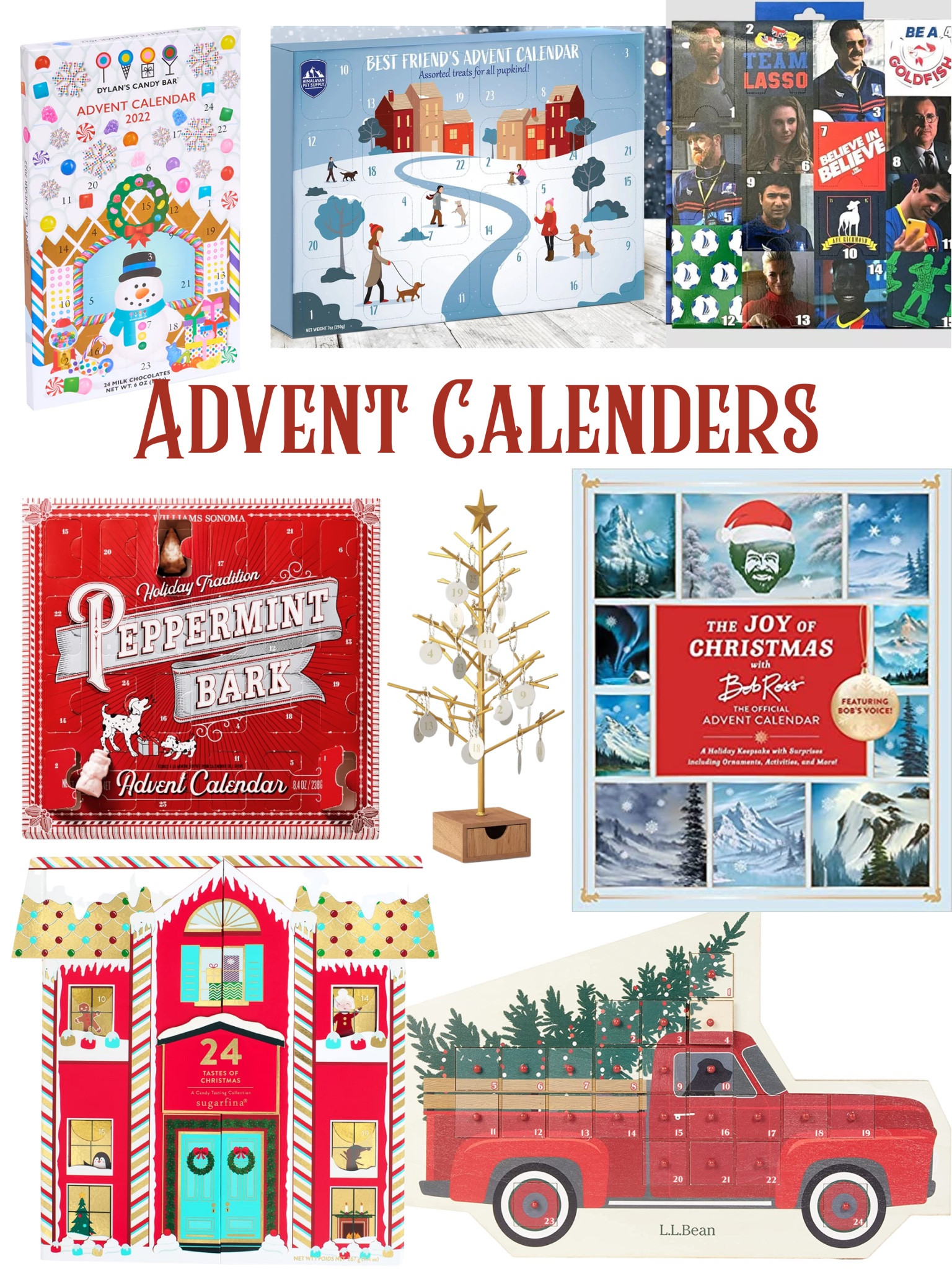 Advent CALENDERS
Adult advent CALENDERS
LL Bean
Bob Ross
Ted Lasso
Gold Christmas decor

#LTKmens #LTKSeasonal #LTKHoliday
