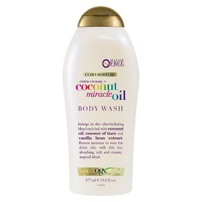 OGX Extra Creamy + Coconut Miracle Oil Ultra Moisture Body Wash - 19.5 fl oz | Target