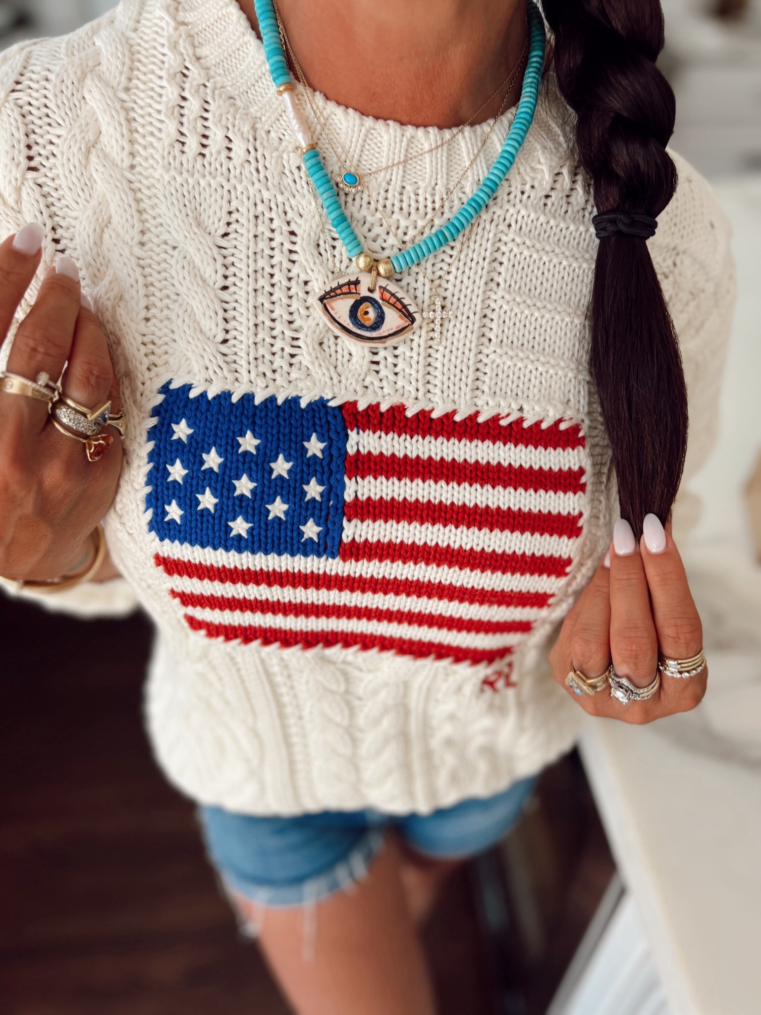 Protect + love 🧿❤️
#IndependenceDay #fourthofjuly
#chantellestyle #chantellemalarkey #chantellehartmanmalarkey

#LTKStyleTip #LTKSaleAlert #LTKSeasonal