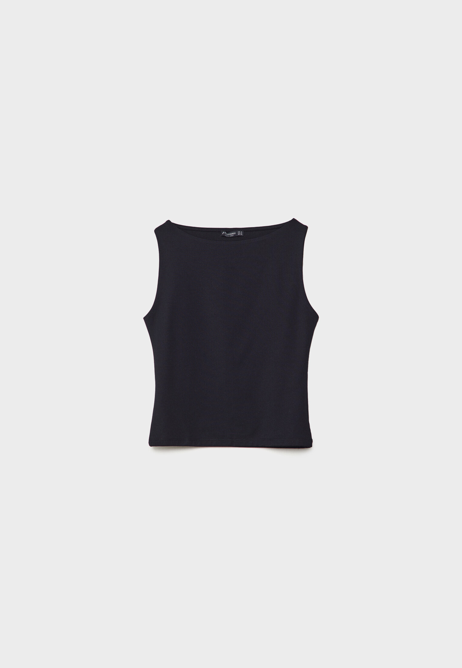 Polyamide boatneck T-shirt | Stradivarius (UK)