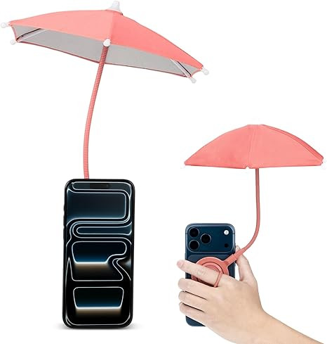 Kiorafoto Phone Umbrella for Sun, Magnetic Cellphone SunShade Shield Umbrella, Universal Phone Su... | Amazon (US)