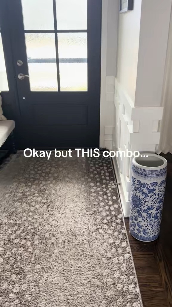 This blue and white chinoiserie porcelain umbrella holder is such a timeless statement piece for an entryway. I love how it adds height, pattern, and that classic collected feel the moment you walk in. It works beautifully for umbrellas, walking sticks, or even as a large floor vase for branches. If you love traditional blue and white decor, this is one of those pieces that instantly elevates a space.

Blue and white umbrella holder https://amzn.to/4bkxbZS

#LTKSpringSale #LTKdayinmylife #LTKHome