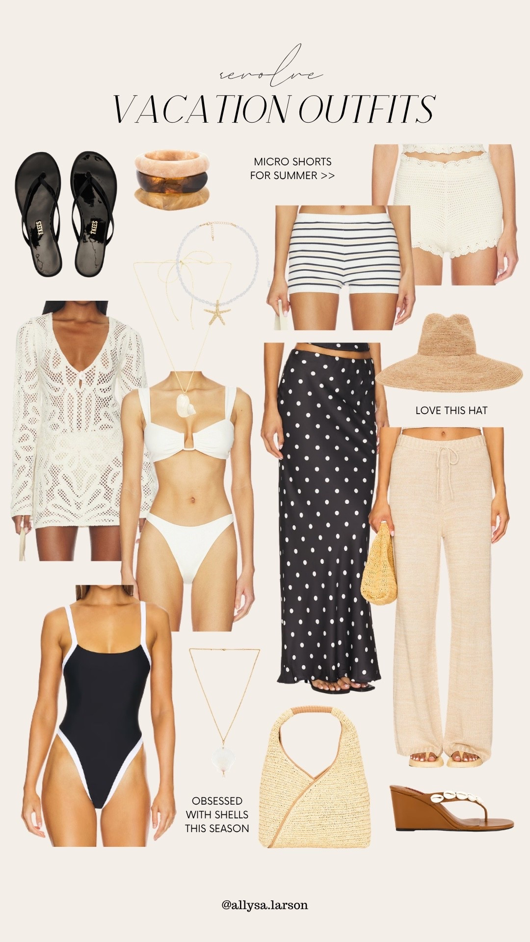 Sharing some of my favorite vacation outfits and accessories from revolve 

#LTKootd #LTKSeasonal #LTKSwim