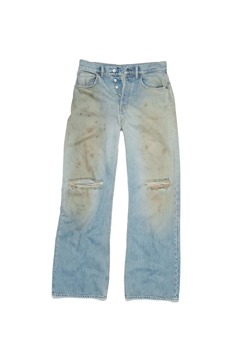 Women's Acne Studios Loose Fit Jeans 2021F in Mid Blue | StockX