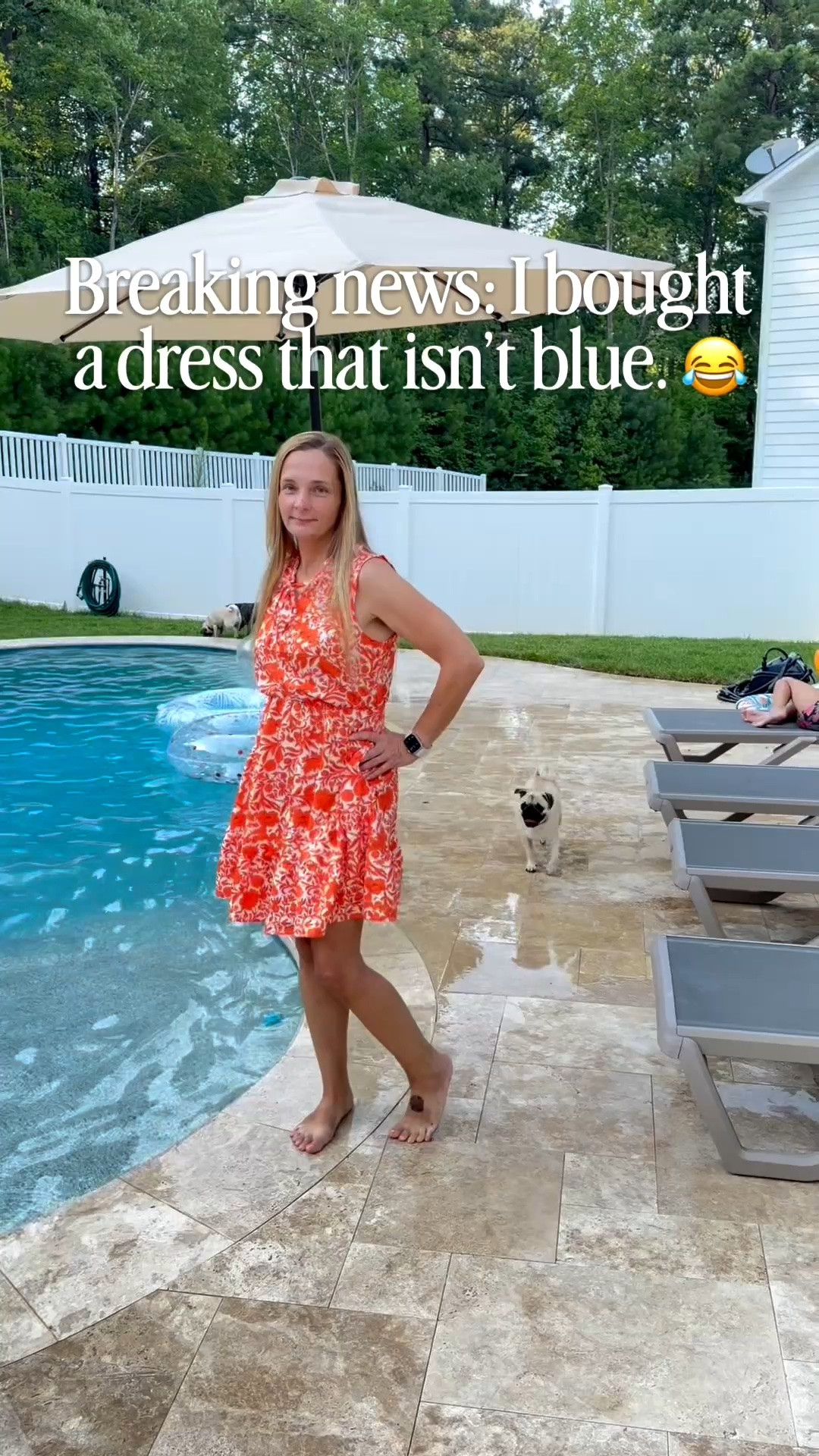 If you’ve been around for a while, you know my closet is basically a collection of blue and white dresses. But this coral floral one was too cute to pass up. 🪸

#LTKootd #LTKSeasonal #LTKmomlife